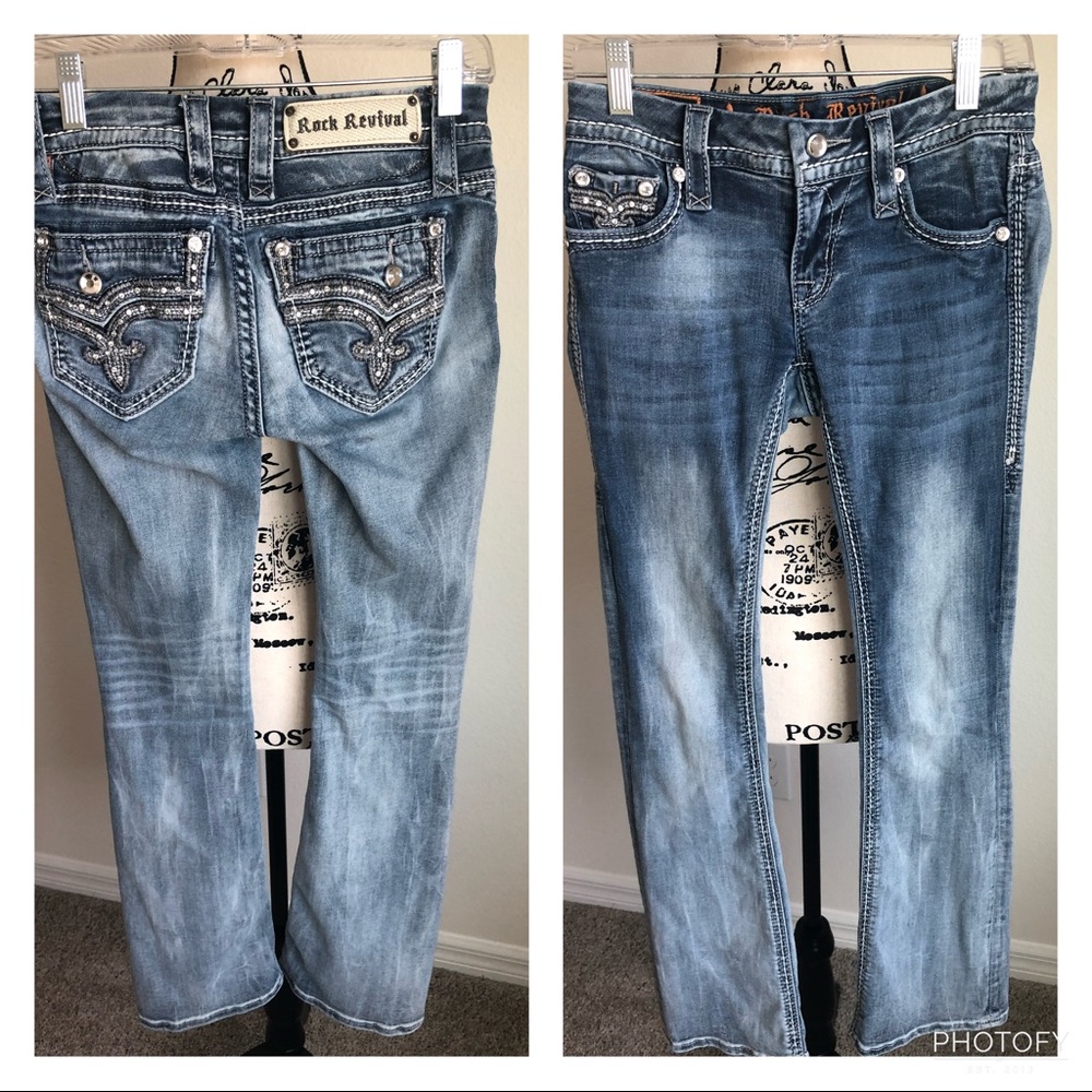 Rock Revival Betty Boot Cut Jeans 25